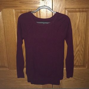 American Eagle Maroon Sweater Size XS